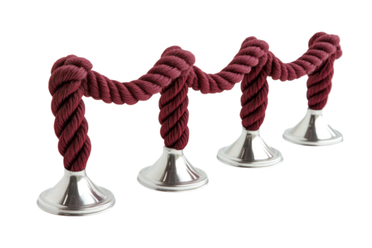 Red Rope Barrier