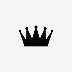 Download a stunning crown vector silhouette with a clean white background. Perfect for logos, designs, and branding. High-quality, royalty-free, and versatile.