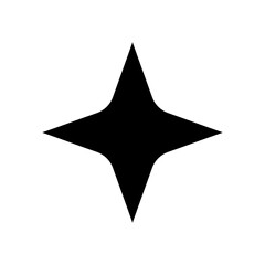 Obraz premium Sparkle vector icon. Shine symbol illustration. star sign or logo.