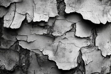 Obraz premium Close-up view of a textured tree bark surface.