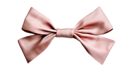 Png of Elegant pink ribbon bow, perfect for gift wrapping or fashion accessories.