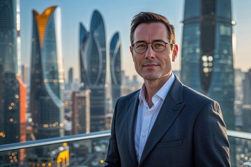 Innovative Founder in a Dynamic Smart City Exploring Advanced Design and Technology Trends