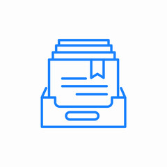 folder documents icon sign vector