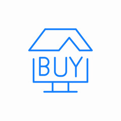 house buy icon sign vector