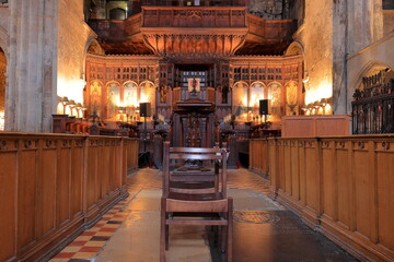 St Bartholomew the Great Church, founded in 1123 in London, United Kingdom