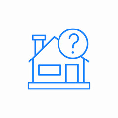 house question icon sign vector