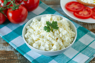 Simple homemade  cottage cheese