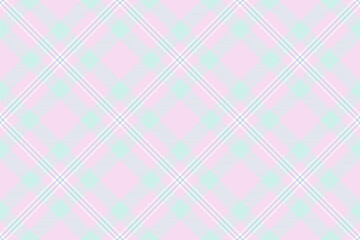 Delicate pastel pink and mint green diamond plaid pattern.  Perfect for branding, packaging, textiles, or website backgrounds.