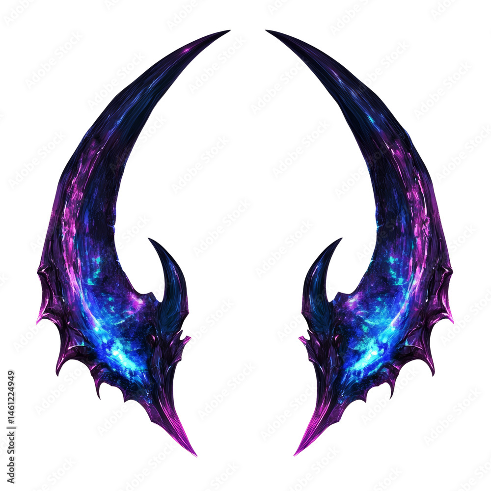 Poster abstract symmetrical formation showcasing vibrant interstellar hues with isolated aura