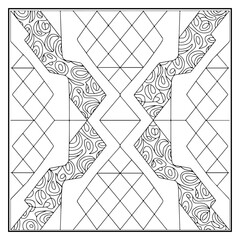 Comfy Patterns Bold and Easy Coloring Book for Kids and Adults