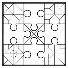 Comfy Patterns Bold and Easy Coloring Book for Kids and Adults