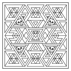 Comfy Patterns Bold and Easy Coloring Book for Kids and Adults
