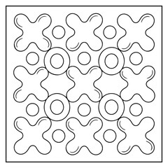 Comfy Patterns Bold and Easy Coloring Book for Kids and Adults