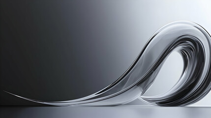 Abstract Metallic Fluid Design