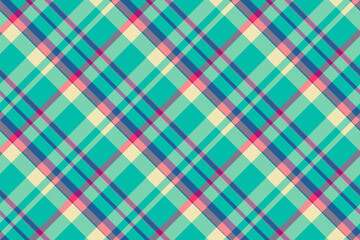 Layout tartan pattern plaid, customer background check texture. Panjabi fabric vector seamless textile in pastel and mint colors.