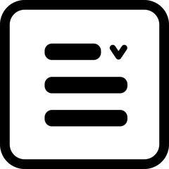 Obraz premium Ícones de Menu Minimalistas em Estilo Flat – UI/UX, Web e Mobile, perfeitos para interfaces de usuário (UI/UX), design de aplicativos mobile, web - Minimalist Menu Icons in Flat Style – UI/UX, Web