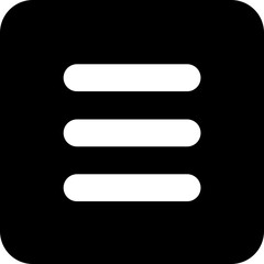 Obraz premium Ícones de Menu Minimalistas em Estilo Flat – UI/UX, Web e Mobile, perfeitos para interfaces de usuário (UI/UX), design de aplicativos mobile, web - Minimalist Menu Icons in Flat Style – UI/UX, Web