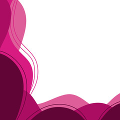 Pink frame photo abstract design