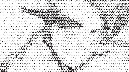 A stylized monochrome portrait of a young woman gazing thoughtfully into the distance.