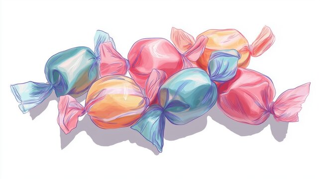 National Taffy Day, illustration - Powered by Adobe