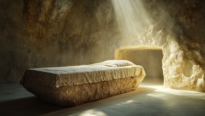 Empty tomb, light, faith
