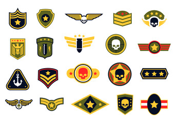 Soldier Badge Vector Design Element