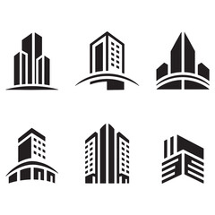 Obraz premium House icon sec vector, building icon set Vector