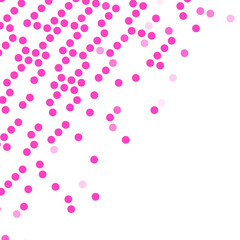 Halftone Dots Pattern Corner Border