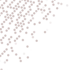 Halftone Dots Pattern Corner Border