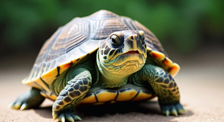 Obraz premium cute little turtle