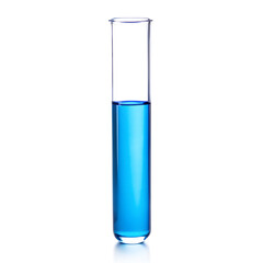 test tube isolated on white