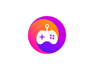 modern gaming logo - gaming console icon