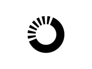 overflow o letter logo design