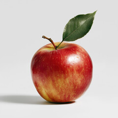 an apple on a white background
