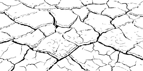 The white background features irregular patterns resembling parched earth.Gray textured background with blank space.Cracked white background with a dry, textured style.
 