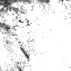 Obraz premium A grayscale portrait of a person's face with scattered dots.