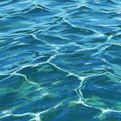 Fototapeta premium illustration of water texture
