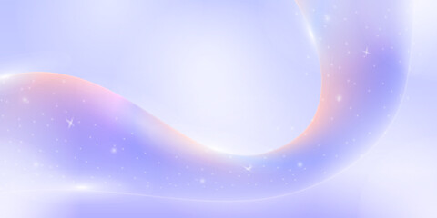 Soft cosmic waves blend pastel hues with starlight, creating a dreamy and serene galaxy swirl.