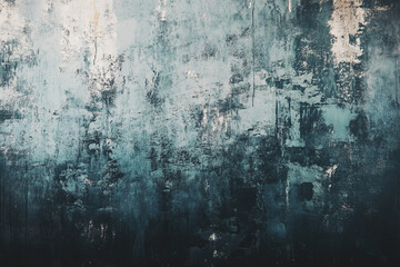 Obraz premium Abstract Teal and Gray Textured Wall Background