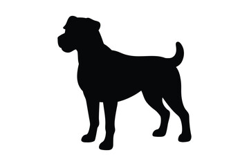 dog silhouette vector