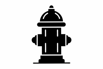 fire hydrant  silhouette vector