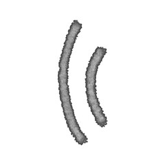 Halftone Black and White Icon