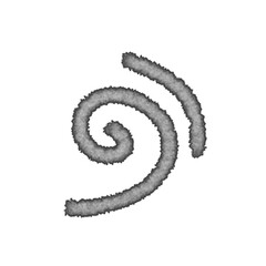 Halftone Black and White Icon