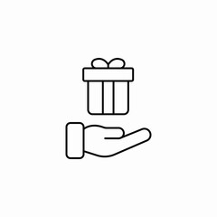 gift box icon sign vector