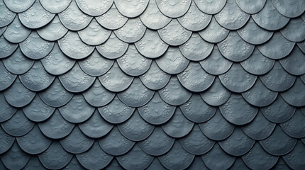 Detailed Gray Scale Surface with Rounded Shapes.