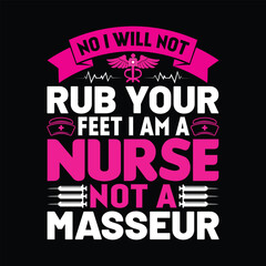 Nurse t shirt design template