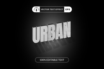 Urban Text Effect with Concrete Style Editable