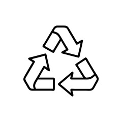 Recycling symbol icon