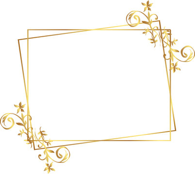 Bronzing border warm color Certificate Border