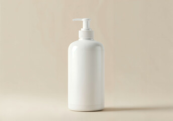 plastic bottle with pump dispenser